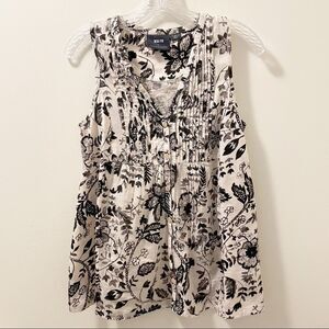 Maeve for Anthropologie Bailee Pleated Top - Size XS